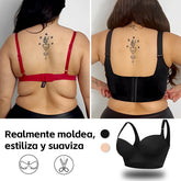 Full-Coverage Back Smoothing Bra-Beige